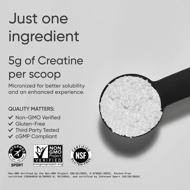 Creatine Monohydrate 5G Micronized Creatine 10.58Oz - 60 Serving