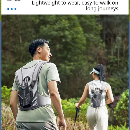 Water Cooled Cooling Vest,Portable Cooling,Wearing Air Conditioning Clothes,Cooling Vest for Climbing Fishing and Outdoor Work