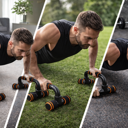 Non-Slip Push up Stand Home Fitness Power Rack Gym Handles Pushup Bars Exercise Arm Chest Muscle Training Bodybuilding Equipment