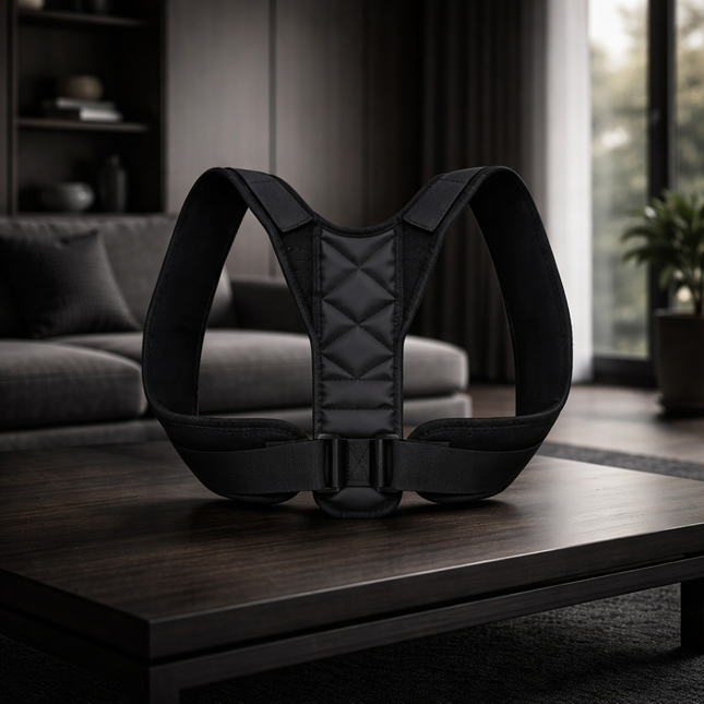 Adjustable Posture Corrector for Men & Women, Comfortable Back Support Brace – Invisible Wearable for Office, Gym, Outdoor Activ