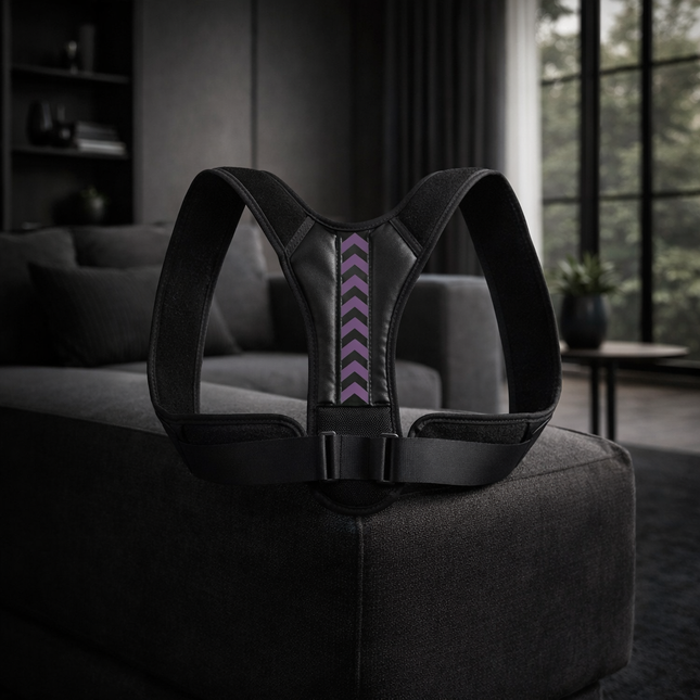 Adjustable Posture Corrector for Men & Women, Comfortable Back Support Brace – Invisible Wearable for Office, Gym, Outdoor Activ