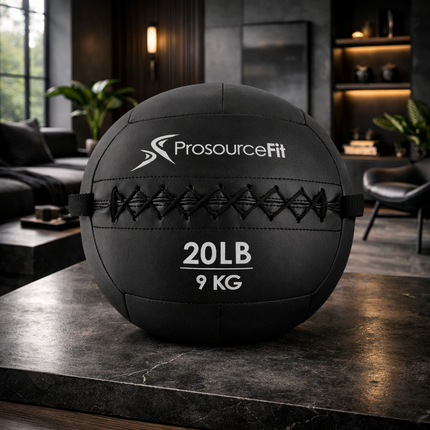 Soft Medicine Balls with Color-Coded Weights, 20 Lb