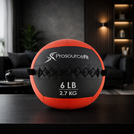 Soft Medicine Balls with Color-Coded Weights, 20 Lb
