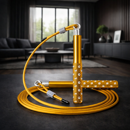 Jump Rope,  Speed Jumping Rope for Training Fitness Exercise, Adjustable Adults Workout Skipping Rope for Men, Women, Kids, Girls