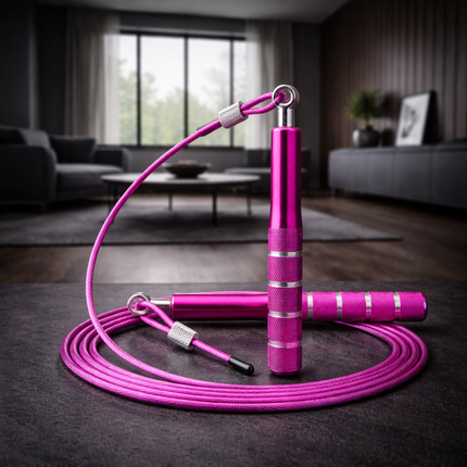 Jump Rope,  Speed Jumping Rope for Training Fitness Exercise, Adjustable Adults Workout Skipping Rope for Men, Women, Kids, Girls