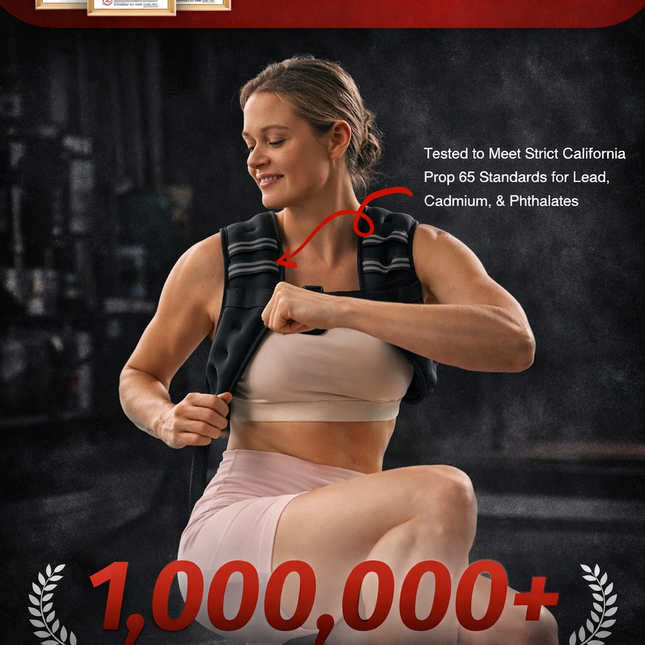 Weighted Vest, 6Lb/8Lb/12Lb/16Lb/20Lb/25Lb/30Lb Weight Vest with Reflective Stripe for Workout, Strength Training, Running, Fitness, Muscle Building, Weight Loss, Weightlifting