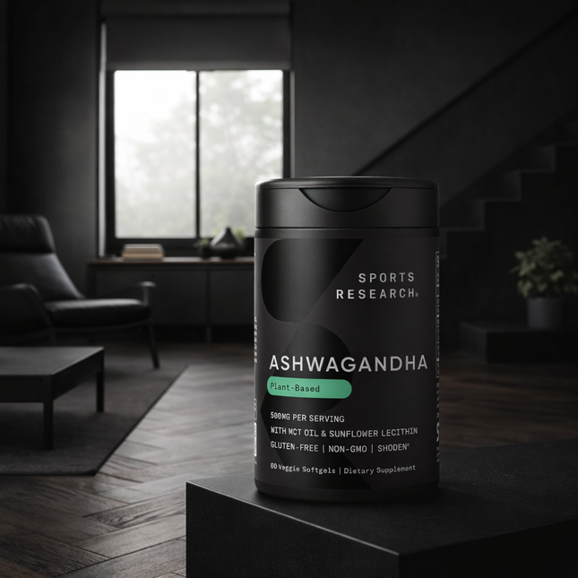 Ashwagandha 500Mg - 60 Veggie Softgels - Natural Stress & Anxiety Support