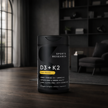 Vitamin D3 + K2 with 10,000Iu of Plant-Based D3 & 100Mcg of Vitamin K2 as MK-7 | Non-Gmo Verified & Vegan Certified 60Ct