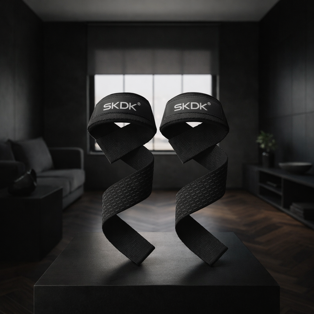 2Pcs Weightlifting Wrist Straps Strength Training Adjustable Non-Slip Gym Booster Bands Fitness Lifting Support Sports Grip Band