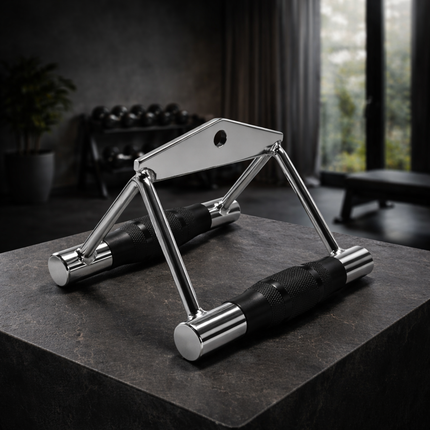 Cable Machine Attachment, Double D Handle & Tricep Rope Cable Attachment, Weight Machine Accessories for Gym