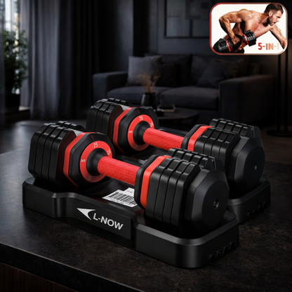 55LB Adjustable Dumbbells 15Lb to 55Lb Adjustable Dumbbells for Home Gym Exercise Equipment