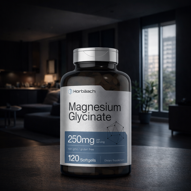 Magnesium Glycinate | 250Mg | 120 Softgels | Non-Gmo and Gluten Free Supplement | by