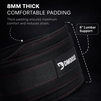 Dip Belt for Weight Lifting, Pullup, Squats & Dips - 36" Robust Steel Chain, Comfortable Neoprene Padding Supports 350Lbs - Gym Weight Belt for Strength Training Workout & Weightlifting
