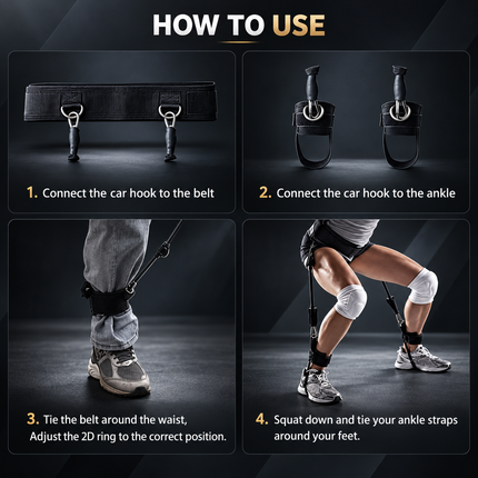Add Inches to Your Vertical — 120 lbs of Resistance, One Belt