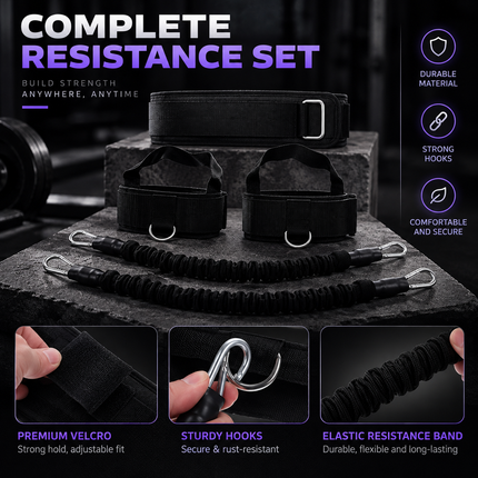 Add Inches to Your Vertical — 120 lbs of Resistance, One Belt