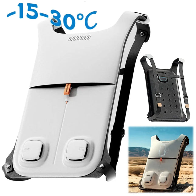 Summer Cooling Vest Semiconductor Refrigeration Cooling Air Conditioner Clothing Outdoor Work Circulating Ice Clothes Waterproof