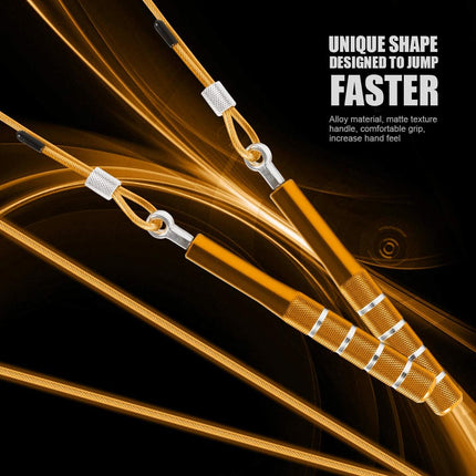 Jump Rope,  Speed Jumping Rope for Training Fitness Exercise, Adjustable Adults Workout Skipping Rope for Men, Women, Kids, Girls