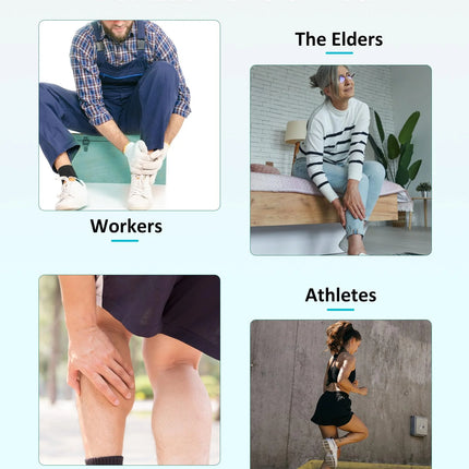 Leg Compression Boots Massager for Circulation and Pain Relief, Leg Air Compression Foot and Calf Massager with Heat