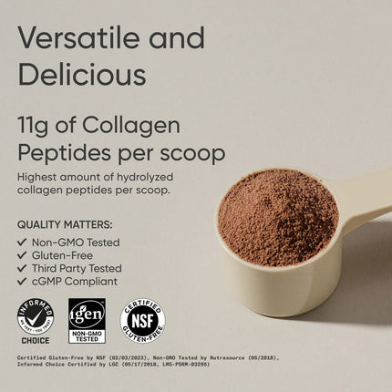Collagen Peptides Hydrolyzed Powder Protein for Healthy Skin Hair Nails & Joints